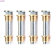 Wor* Set of 4 Hinge Repair Kit Bushing Repair Aluminum Alloy Hinge Left Right Replace