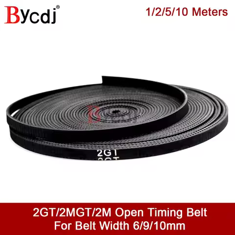 GT2 timing belt wide 6mm Rubber 2GT-6/2GT-9mm Small Backlash for 3d printer RepRap Mendel CNC 2GT be