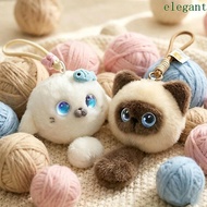 ELEGANT AI Cat Spirit Pendant, Intelligent Voice Communication AI Continuous Dialogue AI Cat Plush T
