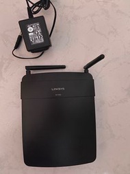 Linksys Router with two antenna 路由器兩條天線～間中收唔到～唔知壞咗定係網絡問題～