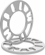 LUJIANI 2 Pack Universal Wheel Spacers, 0.24"(6mm) Die Cast Replacement Aluminum Spacer for 4 & 5 Lu
