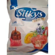 Silkys duo 2 layers with soft & delicious palm sugar flavor, combination of flavors, strawberry flav