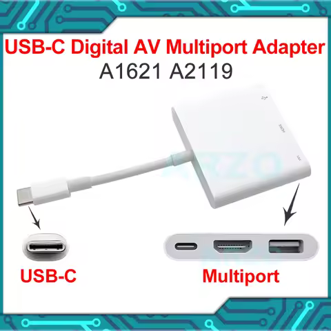 Type-C USB C to HDMI-compatible Multifunction Adapter Cable A1621 A2119 For Macbook Pro Air Macmini 