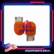 1pc 12V T20 WY21W 7440 1870A Bulb Signal light Amber Yellow Single Filament Replacement for Koito