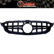 Mercedes-Benz W205 `15 GTR/C65 Style Front Grille (Gloss Black)