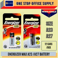 Energizer A23 A27 Battery for Car Remote Gate Door 12V (1 Pcs) / Bateri A23