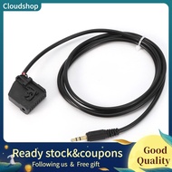 Cloudshop 3.5mm AUX Input Adapter Cable MP3 Connector Fit for Benz Mercedes CLK SL SLK W168 W202 W203 W208
