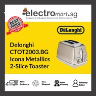 Delonghi CTOT2003.BG Icona Metallics  2-Slice Toaster
