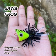 LURE JAWS FROG MINI 2.7 CM CASTING BAIT GABUS TOMAN