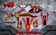 Decal Sticker for Rusi Kry 150 Rockstar