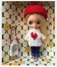 Petite Blythe 洋娃娃 波希米亞 民族風 滑雪 聖誕節 公仔擺設 日本卡通