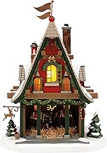 Department 56 North Pole Village The Reindeer Acres Stable 50th Anniversary Limited Edition Light Up