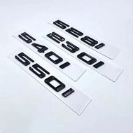 3D ABS Letter 520i 523i 525i 528i 530i 535i 540i Logo Badge Emblem For BMW 5 Series E60 E61 F10 F11 