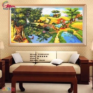 Coloring by numbers Large format Vietnamese countryside PC3080 frameless