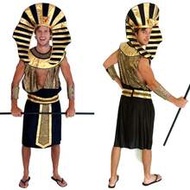 Medieval Egyptian Pharaoh Adult Men's Costume, Cleopatra Ancient Egyptian Pharaoh Role Play
