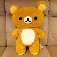 ［現貨日本景品］全新 San-X 鬆弛熊(拉拉熊) Rilakkuma 啡熊 XL 超大絨毛 DX 60cm 大公仔/ 毛公仔/ 夾公仔/景品 （有吊牌, 包膠袋）
