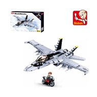 FA-18E Super Bumblebee Sluban fighter aircraft assembly model toy set