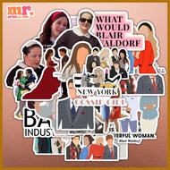 GOSSIP GIRL INSPIRED STICKERS BLAIR SERENA WATERPROOF STICKERS