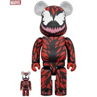 Be@rbrick Marvel 毒魔 100％ & 400％ sfjckp Be@rbrick Marvel Carnage 100％ & 400％