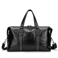 กระเป๋าเดินทางทรงกระบอกกระเป๋าขนาดใหญ่ PU สำหรับกระเป๋าเดินทางใหม่กระเป๋าเดินทางความจุสูงเป็นกลาง