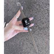 สายนาฬิกาหนังแท้ขนาดเล็ก สายรัดข้อมือแบบบาง สายรัดข้อมือแบบยืดหยุ่นสำหรับ Huawei Fit3 Fit4 Xiaomi 9 