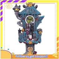 【W】Cuckoo Wall Clock Halloween Wall Clock Christmas Wall Clock Halloween Ornaments Resin Crafts Statue