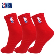 Nike | ถุงเท้าบาสเก็ตบอล NBA สำหรับผู้ชาย ถุงเท้ากีฬาลำลอง ถุงเท้ากีฬาฤดูใบไม้ผลิและฤดูร้อน ถุงเท้าก