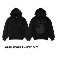 ETW [Taichung Store] STUSSY 25FW 8 BALL HOODIE PIG. DYED Hooded T No. 8 Autumn Winter