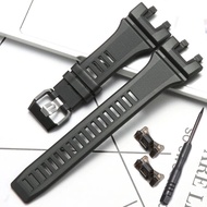 สายรัดกันน้ำสำหรับกีฬาสำหรับผู้ชาย GBA900 GBA-900 Casio พร้อมขั้วต่อ