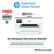 HP Office Jet Pro 9730  Wide Format A3 All In One Printer Print/Scan/Copy/Mobile Fax/Wireless Inks I