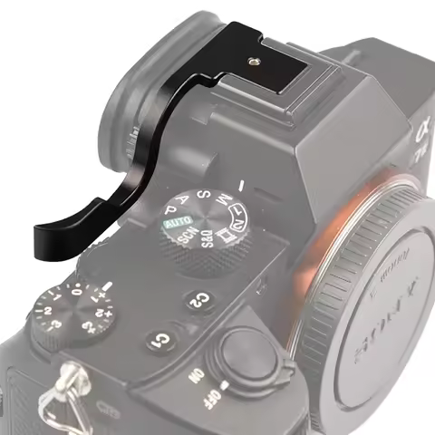 Camera Thumb Up Grip Hot Shoe Thumb Up Hand Grip Metal Hot Shoe Thumb Up Rest Hand Grip for Sony A7 