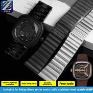 [Ready Stock] Seven Friday Men's Watch Strap 28mm Watch Band Strap/Stainless Watch Metal Straps For 