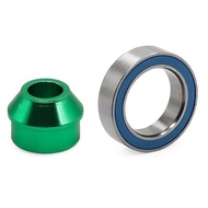 1Set 6893X Metal Bearing Adapter and 10x15x4mm Ball Bearing for TRAXXAS Slash 4X4 Rustler Stampede