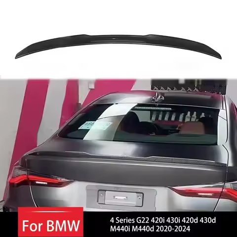 Rear Spoiler Bodykits Rear Trunk Tail Wing for BMW 4 Series G22 420i 430i 420d 430d M440i M440d 2020