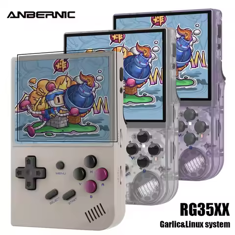 ANBERNIC RG35XX Retro Handheld Game PlayerBuilt-in 64G TF 5000+ Classic Games Support-HDMI TV Portab