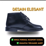 PDH SHOES FOR OFFICIAL WORK SERVICE TNI POLRI SECURITY SATPAM PASKIBRA SHOES FOR MEN Dove
