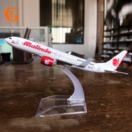 Malindo Air B737 Aircraft Model Air Lion Boeing 737 Diecast Metal Plane Airplane Gift Decoration