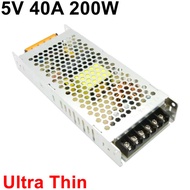 Switching Power Supply 5V 40A SLIM PSU suitable for running text 5V Power Supply
