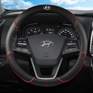 Bọc Vô Lăng Ô Tô Hyundai I40 I30 I20 I10 Ix35 Ix25 Tucson Accent Elantra Santa Fe Creta Solaris Kona