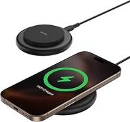 Belkin Magnetic Wireless Charging Pad 15W - MagSafe-Compatible Qi2-Certified Wireless Charging Stati