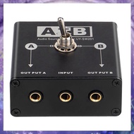 (Y W Z H)3.5mm Audio Switcher 2 in 1 Out Audio Switcher 2-1 Audio Switch  for Sound Card Computer