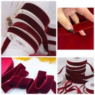 Roll of Velvet Tape 50m long, 1CM, 2cm, 4cm versions to decorate the tree, Christmas Christmas