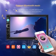 Car Player Car Radio 𝟳" 𝗛𝗗 𝗧𝗼𝘂𝗰𝗵 𝗦𝗰𝗿𝗲𝗲𝗻 Double 2 Din Auto MP5 Player 7018B Bluetooth Stereo FM ISO