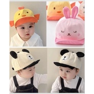 F88 Cartoon animal pattern baby hat