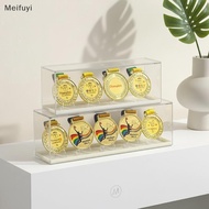 [Meifuyi] Rectangular Plastic Marathon Medal Storage Solution 1 Set Gold Medal Storage Ra Organizer 