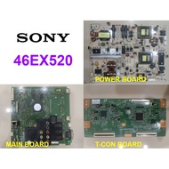 SONY KDL-46EX520 46EX520 Power Board APS-285 Main Board 1-883-753-93 T-Con Board ESL_C2LV0.5 E884419