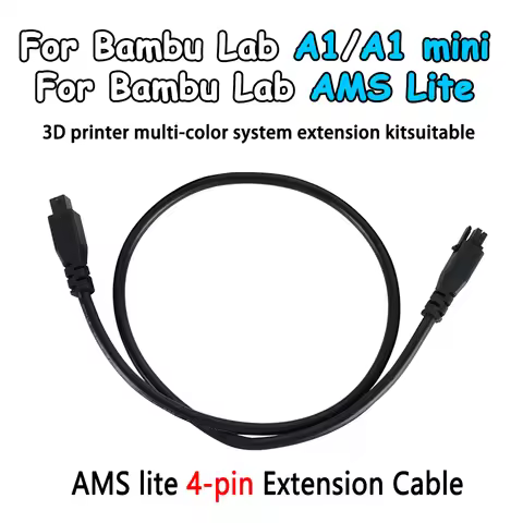 For Bambu Lab AMS Lite 1M 4-pin Extension Cable For Bambu Lab A1/A1mini 3D Printer