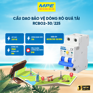 Cầu dao MPE bảo vệ dòng rò quá tải RCBO2-30 2 cực 16A/20A/25A/32A/40A/63A 30mA 6kA aptomat MPE aptom