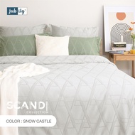 JUBILY ชุดผ้าปูที่นอน 5 ฟุต QUEEN (Set 3 ชิ้น) - SCANDI COLLECTION 460 Series SNOW CASTLE One