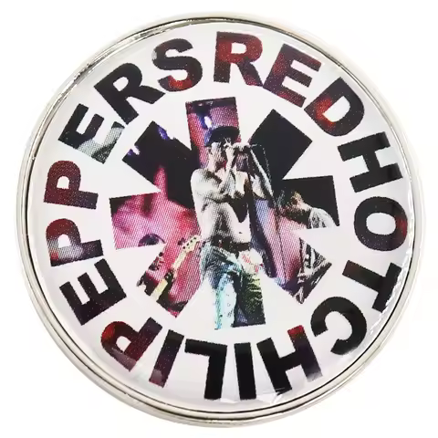 American Rock Band Logo Inspiration Badge Punk Music Button Pin Accessories